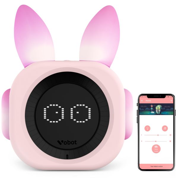 Kids Alarm Clock Built in Alexa, Night Light, Sleep