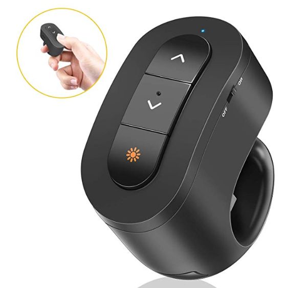 Presentation Clicker Wireless Presenter Remote with Laser Pointer ...