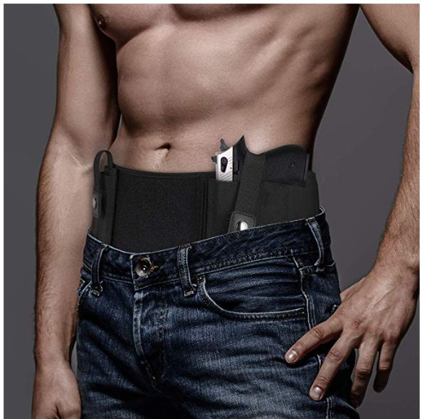 Vemingo Upgraded Belly Band Holster for Concealed Carry Left and