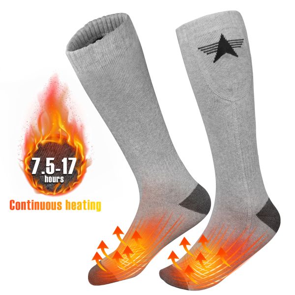 Men WomenRechargeable Electric Heated Socks Battery Heat Thermal Sox ...