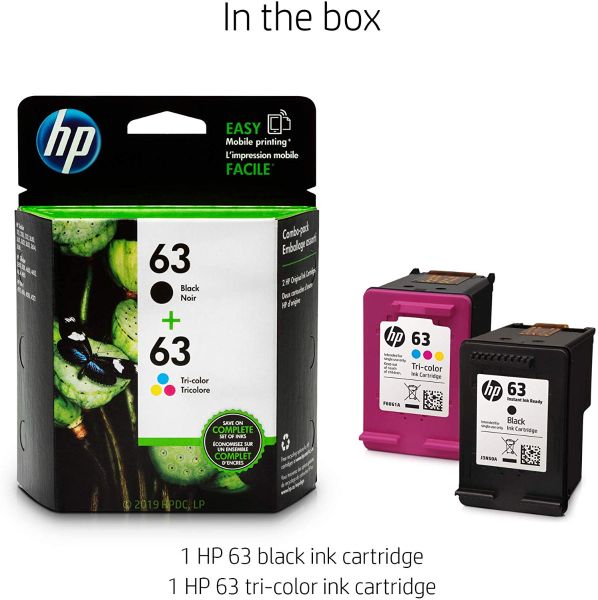 63xl Ink Cartridge Replacement for HP 63 63XL Compatible with Officejet