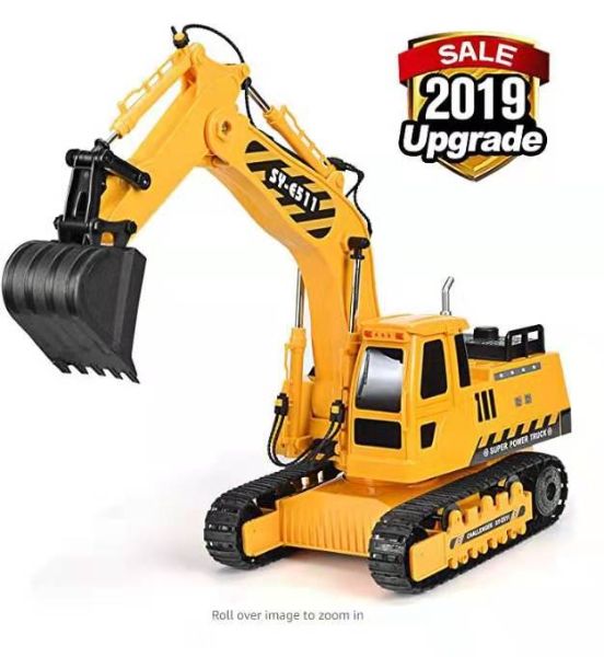 Remote Control Excavator Toys Fully Functional Construction ...