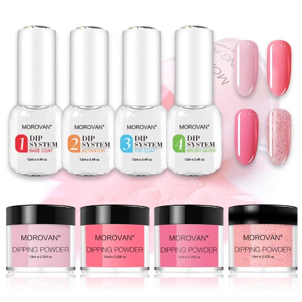 Nail Dipping Powder Kits Dip Powder Starter Kit Acrylic Dipping Nail ...