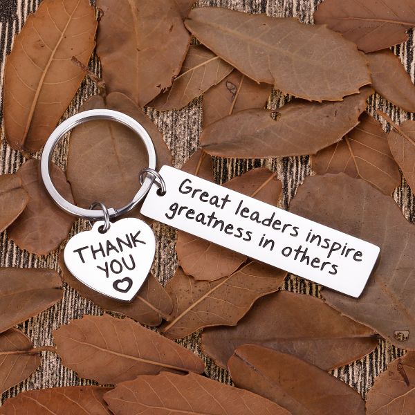 Leaders Boss Appreciation Gifts Keychain for Christmas Men