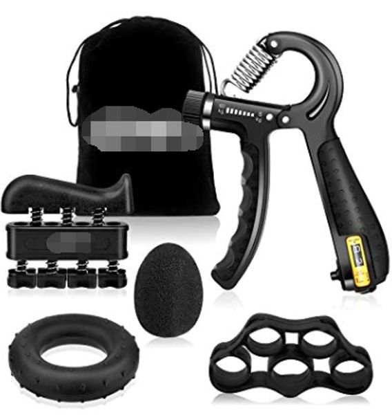 Counting Hand Grip Strengthener Forearm Grip Workout Kit, 11-132Lbs ...