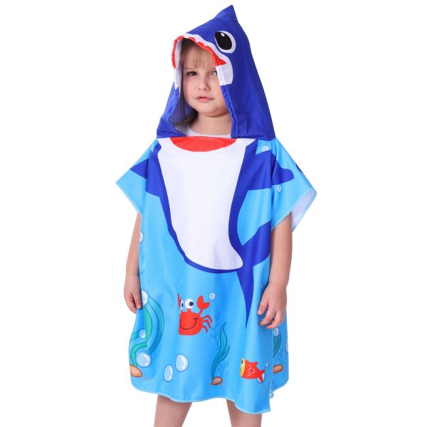Agetp Kids Hooded Towel for Swimsuit Cover Up for Beach, Pool, Bath ...