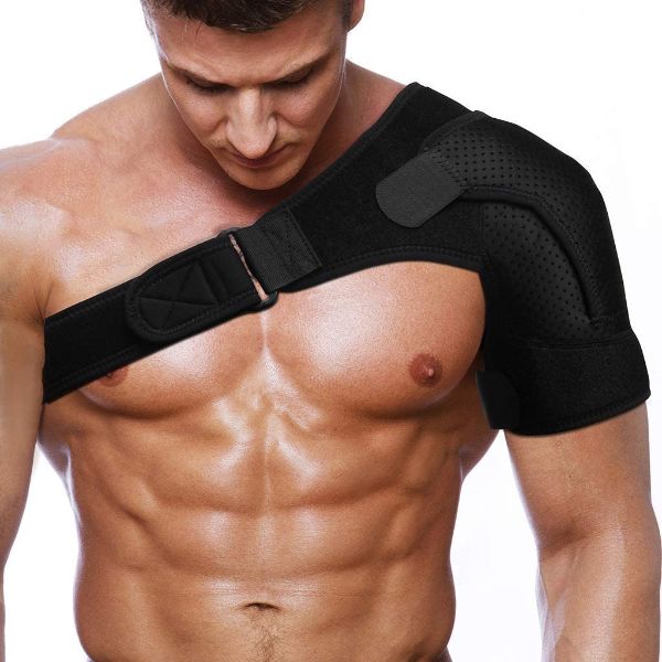 Shoulder Brace Adjustable Rotator Cuff Support for Women and Men for ...