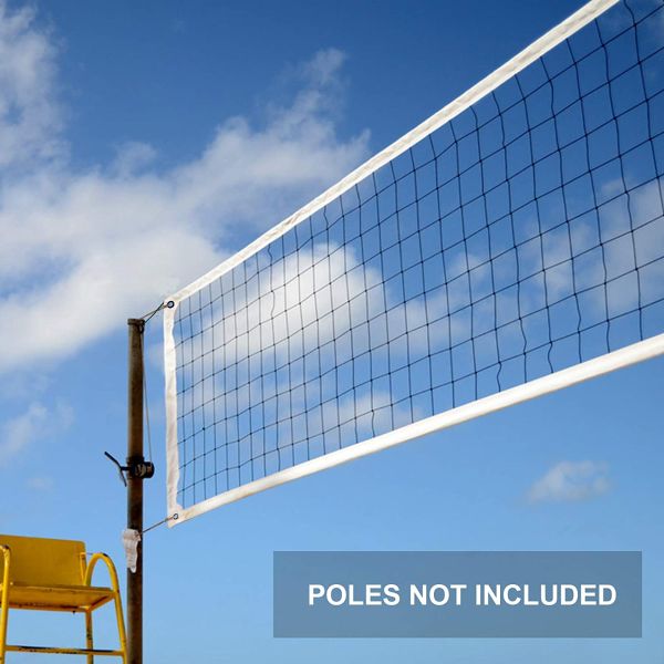 Sports Replacement Volleyball Net with High Strength Cable, Reinforced ...