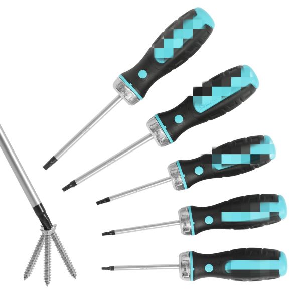 GEARDRIVE Ratcheting Torx Screwdriver Set, Fixed-blade with Magnetic ...