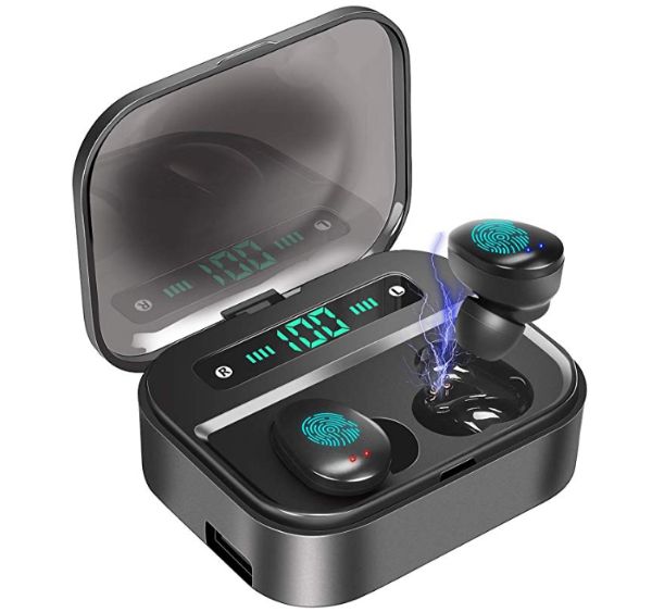 true wireless earbuds with charging case-savesoo.com