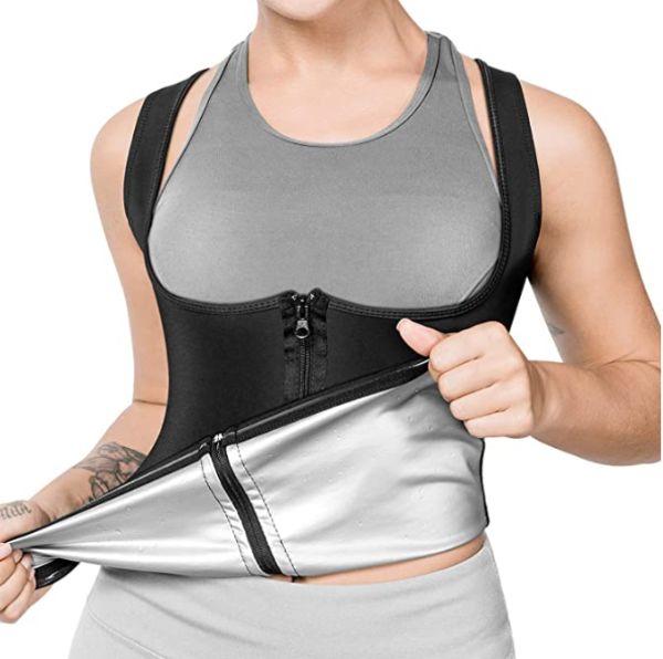 Sauna Sweat Vest For Women Hot Polymer Waist Trainer Weight Loss Sauna